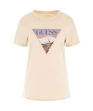 GUESS FUJI EASY  T-shirt en cotton sables calmes multi - T-shirt - 3