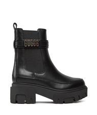 GUESS YELMA Bottines &agrave; logo m&eacute;tallis&eacute; NOIR - Chaussures Femme - 2