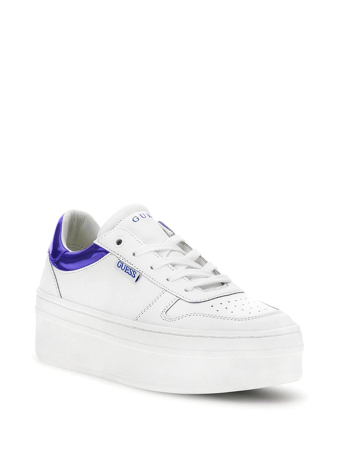 Guess Lifet Baskets A Plateforme Whblu Achetez A Prix Outlet