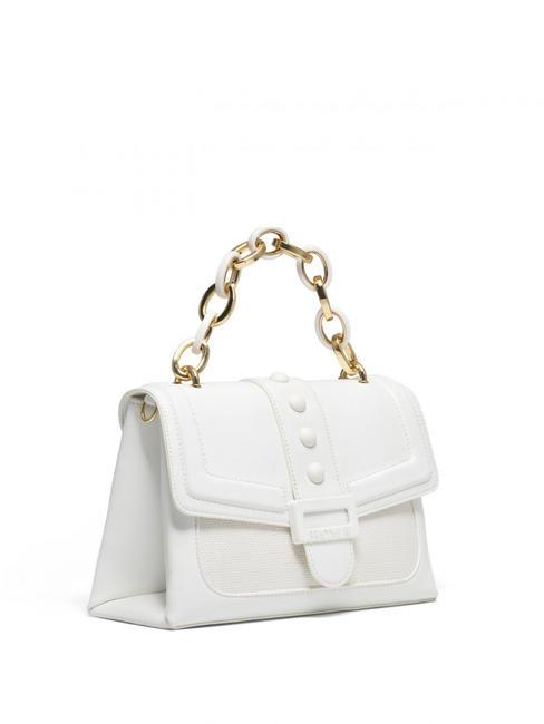 CHAIN Sac &agrave; main avec bandouli&egrave;re blanc - Sacs pour Femme