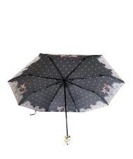 BRACCIALINI RABBIT Parapluie pliant lapin noir - Parapluies - 3