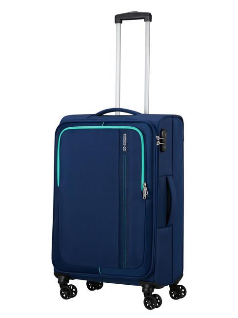 SEA SEEKER Chariot de taille moyenne COMBAT NAVY - Valises Semi-rigides