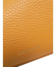 COCCINELLE LILY Mini sac en cuir avec anse chaîne abricot - Sacs pour Femme - 3