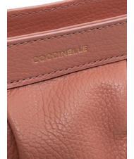 COCCINELLE AGAVE Sac bandouli&egrave;re, en cuir cam&eacute;lia - Sacs pour Femme - 3