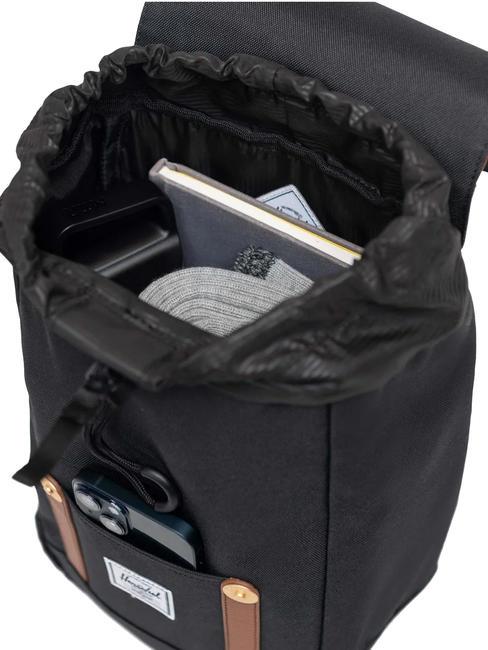 RETREAT MINI Sac &agrave; dos NOIR - Sacs &agrave; dos pour l'&Eacute;cole & les Loisirs