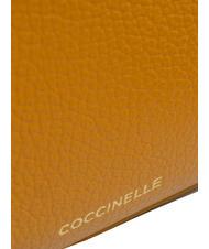 COCCINELLE LILY Sac en cuir textur&eacute; avec anse cha&icirc;ne r&eacute;sine - Sacs pour Femme - 3