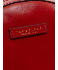 THE BRIDGE COSTANZA Sac &agrave; dos en cuir cerise / or - Sacs pour Femme - 3