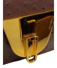 COCCINELLE NICO OSTRICH Mini sac en cuir imprim&eacute; caroube - Sacs pour Femme - 3