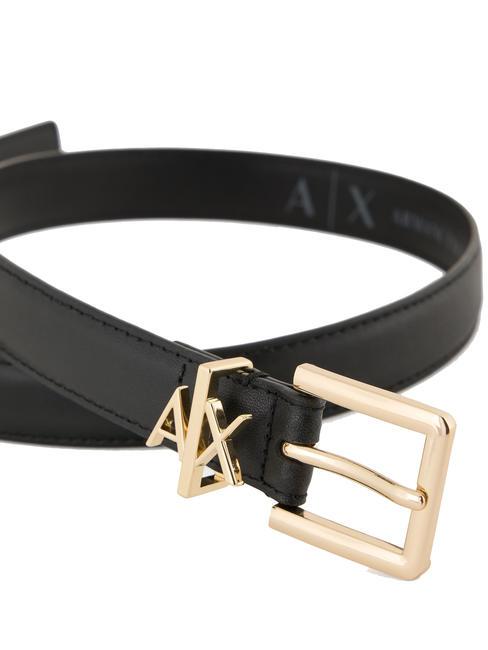 TONGUE Ceinture en cuir Noir - Ceintures