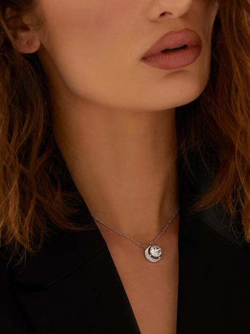 MOON FASES Collier avec charme ARGENT - Colliers