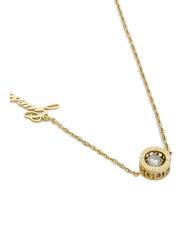 GUESS SOLITAIRE Collier avec charme or jaune - Colliers - 3