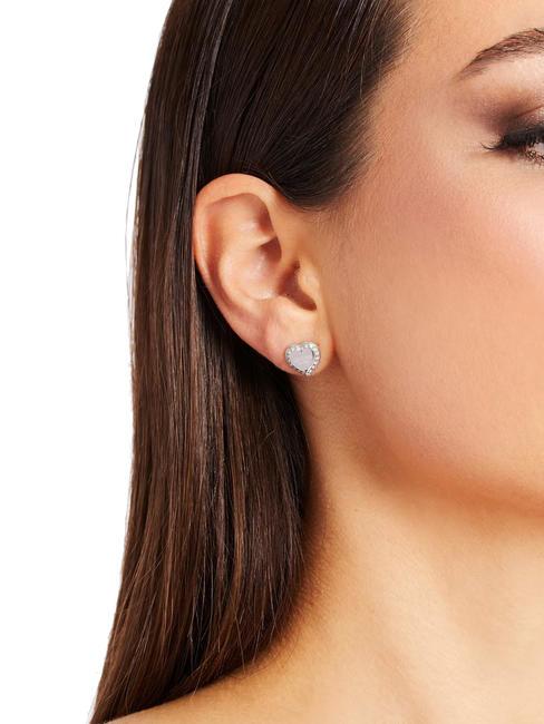 FINE HEART Des boucles d'oreilles ARGENT - Boucles d'oreilles