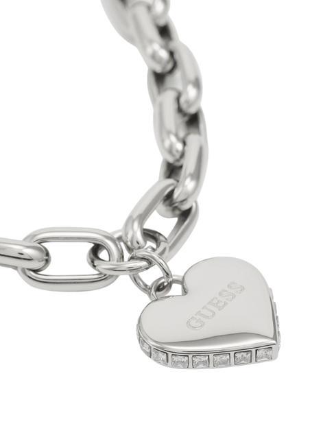 FALLING IN LOVE Bracelet avec coeur et cha&icirc;ne ARGENT - Bracelets