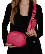 LOVE MOSCHINO METALLIC LOGO &Eacute;tui pour sac photo avec pochette fuchsia - Sacs pour Femme - 4