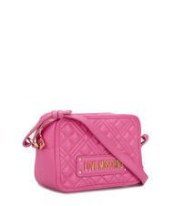 LOVE MOSCHINO QUILTED Sac bandoulière pour appareil photo fuchsia - Sacs pour Femme - 3