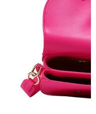 LOVE MOSCHINO SADDLE Mini sac à bandoulière, avec bandoulière fuchsia - Sacs pour Femme - 4