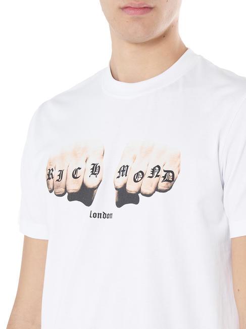 JULIOCESAR T-shirt en cotton blanche - T-shirt