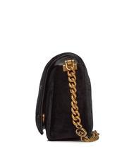 PINKO LOVE CLICK Mini sac en velours avec clous noir-or antique - Sacs pour Femme - 3