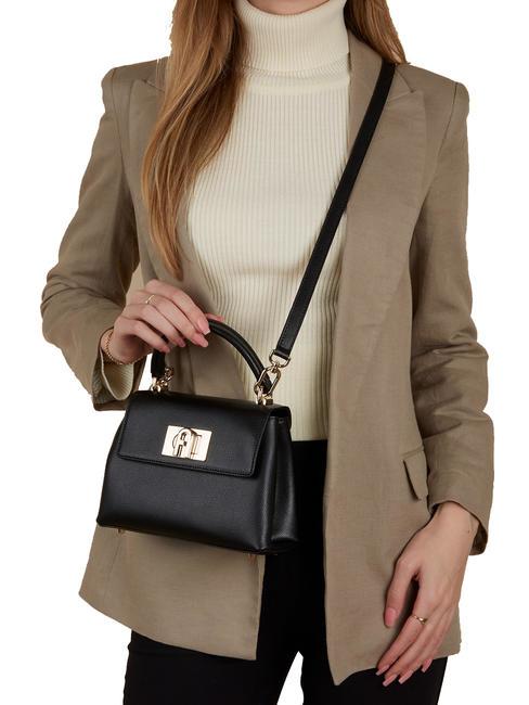 1927 Mini sac à main, avec bandoulière, en cuir Noir - Sacs pour Femme