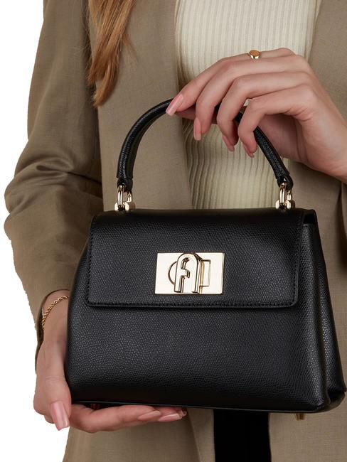 1927 Mini sac à main, avec bandoulière, en cuir Noir - Sacs pour Femme