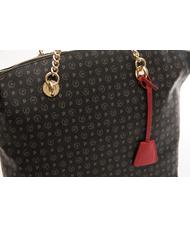 POLLINI Tapir Sac à bandoulière laque noire - Sacs pour Femme - 4