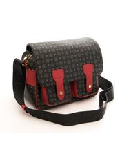 POLLINI Tapiro Sac porté épaule laque noire - Sacs pour Femme - 2