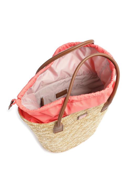 SEASHELL STRAW Sac d'épaule CORAL - Sacs pour Femme