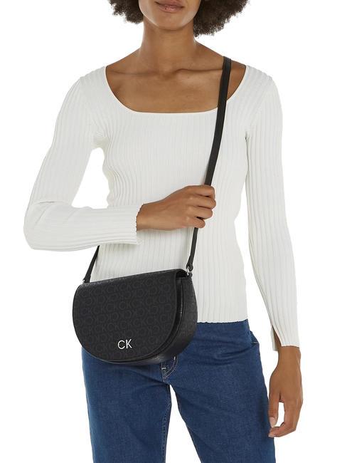 CK DAILY Sac d'épaule blackmono - Sacs pour Femme