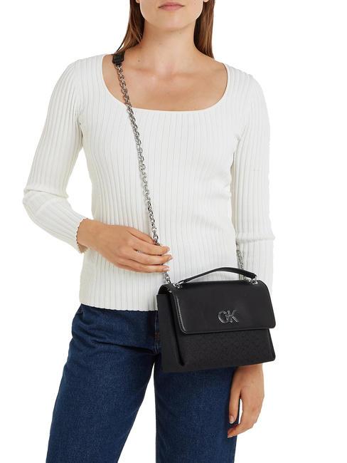 RE-LOCK Convertible Sac porté épaule/à bandoulière noir et noir - Sacs pour Femme