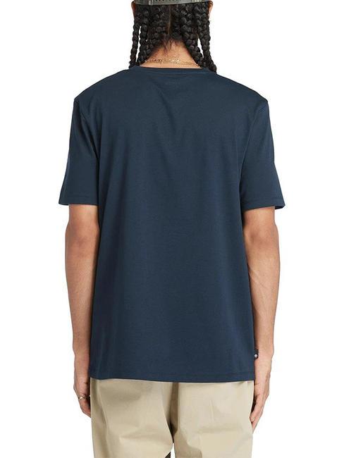 KENNEBEC RIVER LINEAR LOGO T-shirt en cotton saphir noir - T-shirt