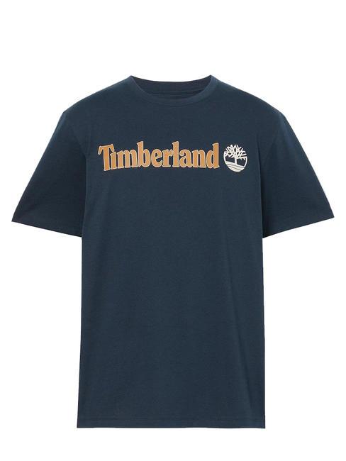 KENNEBEC RIVER LINEAR LOGO T-shirt en cotton saphir noir - T-shirt