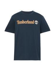 TIMBERLAND KENNEBEC RIVER LINEAR LOGO T-shirt en cotton saphir noir - T-shirt - 4