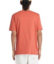 TIMBERLAND KENNEBEC RIVER LINEAR LOGO T-shirt en cotton application de Sienne brûlée - T-shirt - 2