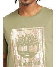 TIMBERLAND STACK LOGO T-shirt en cotton terre de cassel - T-shirt - 3