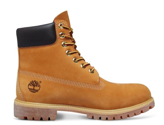 Bottines PREMIUM 6 POUCES, en nubuck jaune - Chaussures Homme