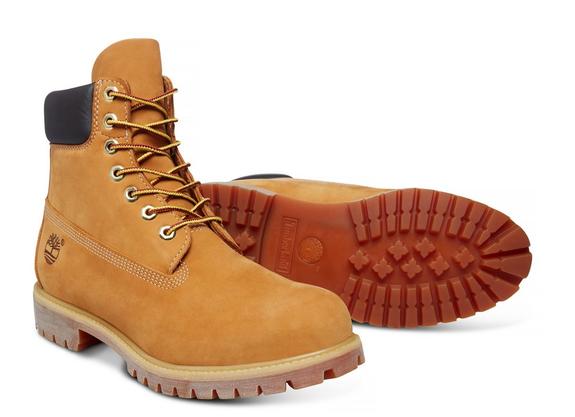 Bottines PREMIUM 6 POUCES, en nubuck jaune - Chaussures Homme