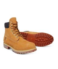 TIMBERLAND Bottines PREMIUM 6 POUCES, en nubuck jaune - Chaussures Homme - 6
