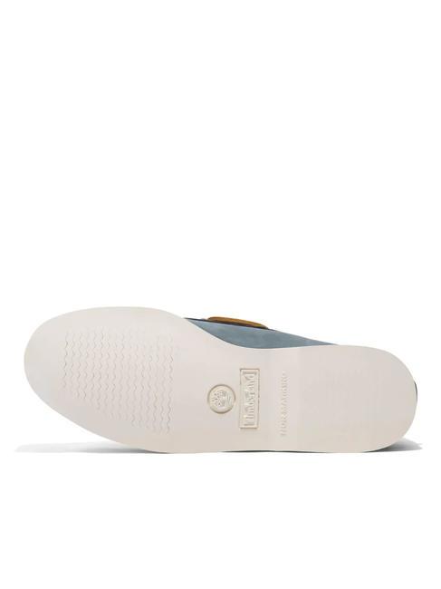 CLASSIC BOAT Chaussure bateau en cuir nubuck bleu moyen - Chaussures Homme