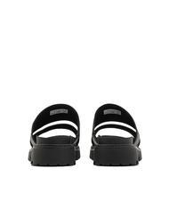 TIMBERLAND CLAIREMONT WAY Sandale pantoufle en cuir noir pleine fleur - Chaussures Femme - 4