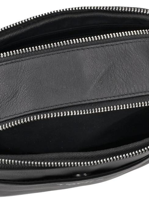 BAISC WALLETS  Mini sac bandouli&egrave;re, en cuir Noir - Sacs pour Femme