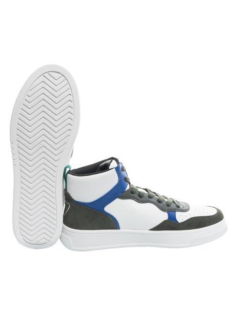 A|X Baskets hautes vert foncé + bleuté - Chaussures Homme