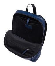 THE BRIDGE DAMIANO Sac &agrave; dos en cuir pour ordinateur portable 14" oc&eacute;an profond abb. ruth&eacute;nium fonc&eacute; mat - Sacs &agrave; dos pour ordinateur portable - 3