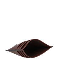 THE BRIDGE BIAGIO  Porte-cartes en cuir brun 14/ruthénium palladium - Portefeuilles Homme - 3