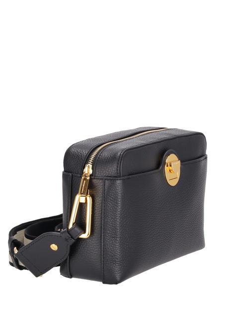 LIYA SIGNATURE Sac bandouli&egrave;re, en cuir Noir - Sacs pour Femme