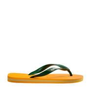 HAVAIANAS BRASIL LOGO Les tongs pour hommes jaune pop - Chaussures unisexe - 3