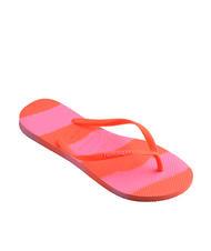 HAVAIANAS SLIM COLOR FUN Tongs corail néon - Chaussures Femme - 3