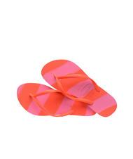 HAVAIANAS SLIM COLOR FUN Tongs corail néon - Chaussures Femme - 4