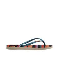 HAVAIANAS SLIM PATCHWORK Tongs - Chaussures Femme