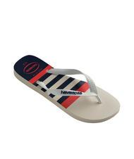 HAVAIANAS tongs TOP NAUTIQUE blanc/blanc/bleu marine - Chaussures Homme - 3