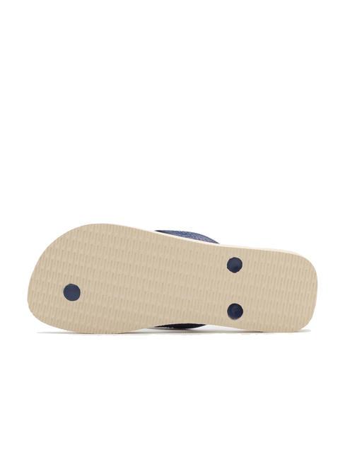 tongs TOP NAUTIQUE blanc/blanc/bleu marine - Chaussures Homme